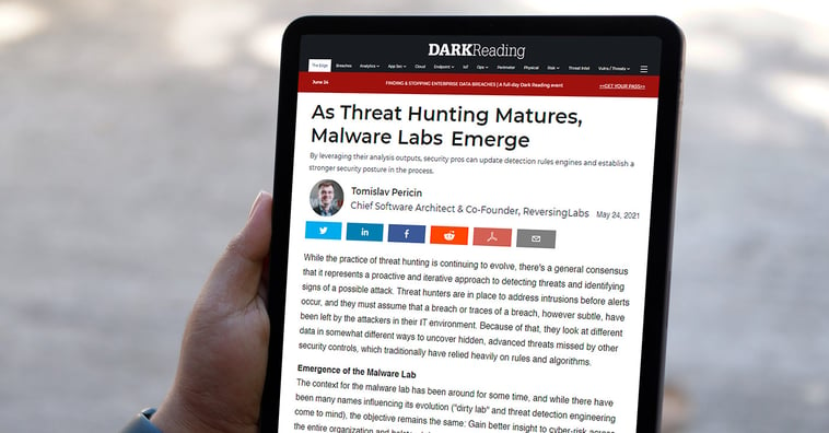 As Threat Hunting Matures, Malware Labs Emerge