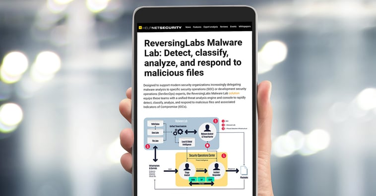 ReversingLabs Malware Lab - Detect, classify, analyze, and respond to malicious files
